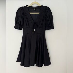 House of Harlow linen Skater Dress